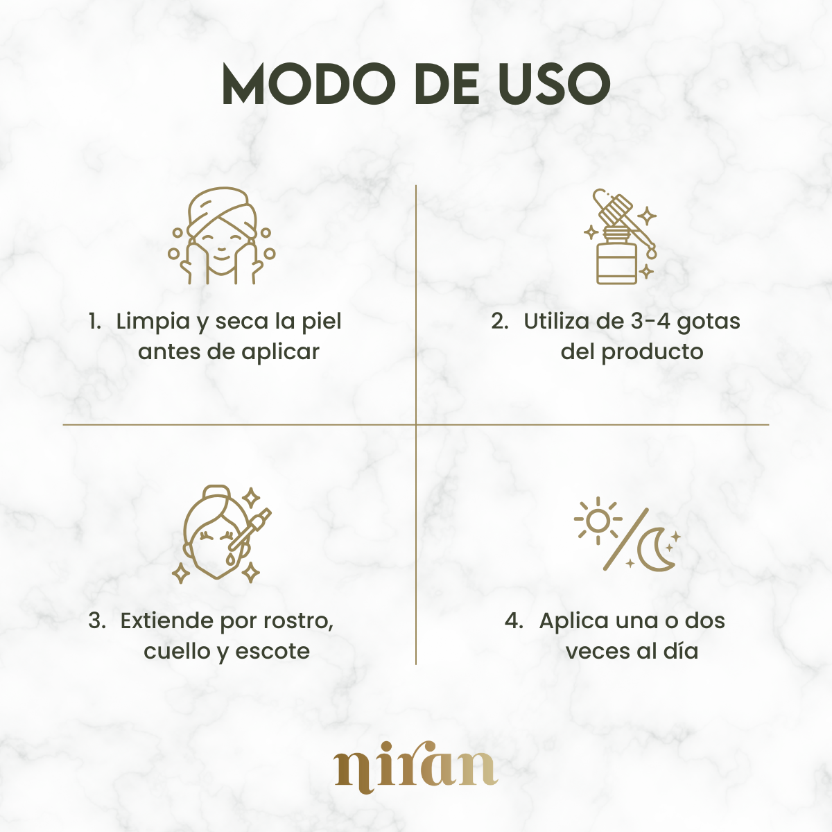 Niran Serum Facial Regenerador Ácido Hialurónico 30 Ml