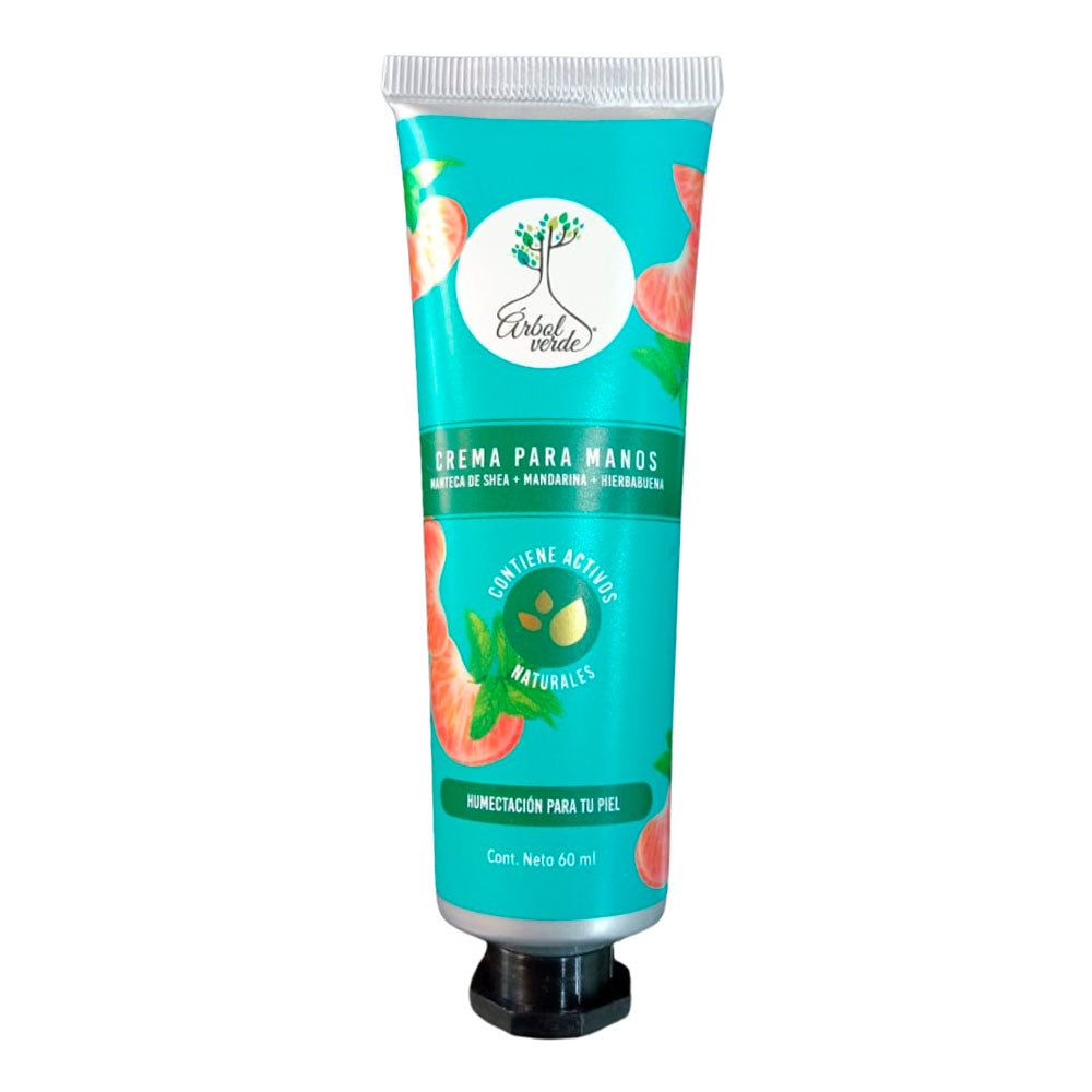 Crema Para Manos Mandarina/Hierbabuena Árbol Verde