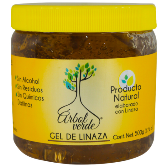 Gel de Linaza Árbol Verde
