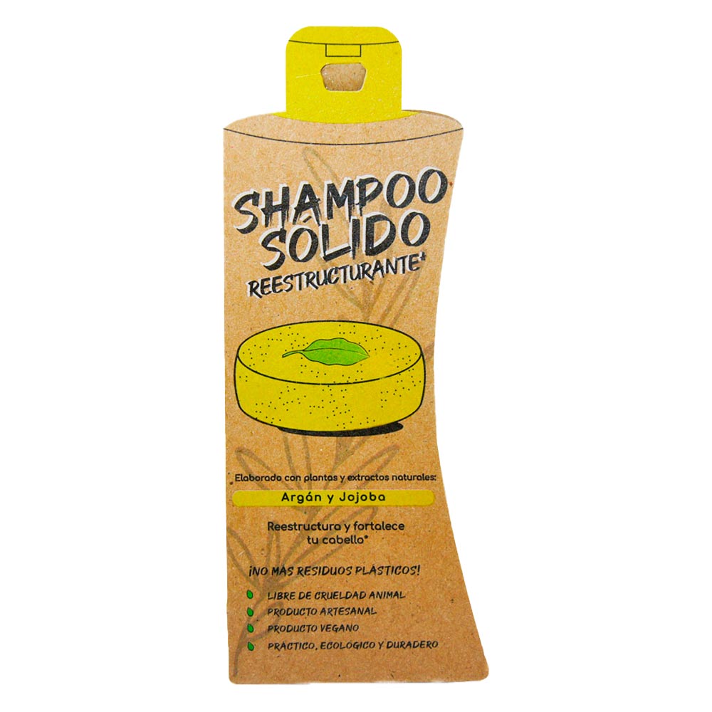 Shampoo Sólido Reestructurante Árbol Verde