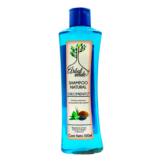 Shampoo Crecimiento Árbol Verde