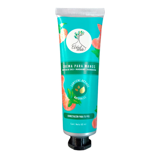 Crema Para Manos Mandarina/Hierbabuena Árbol Verde