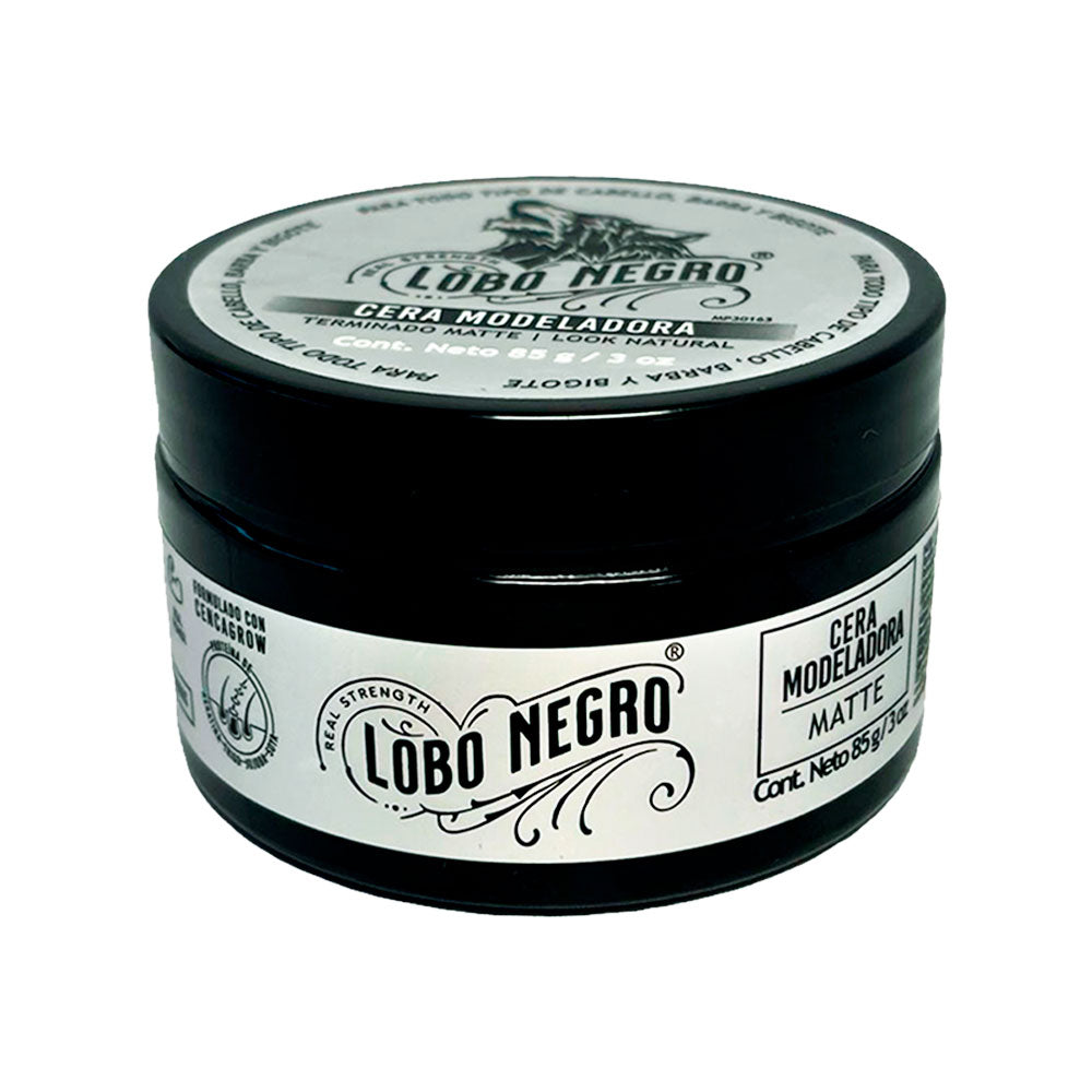Cera Modeladora Matte Lobo Negro