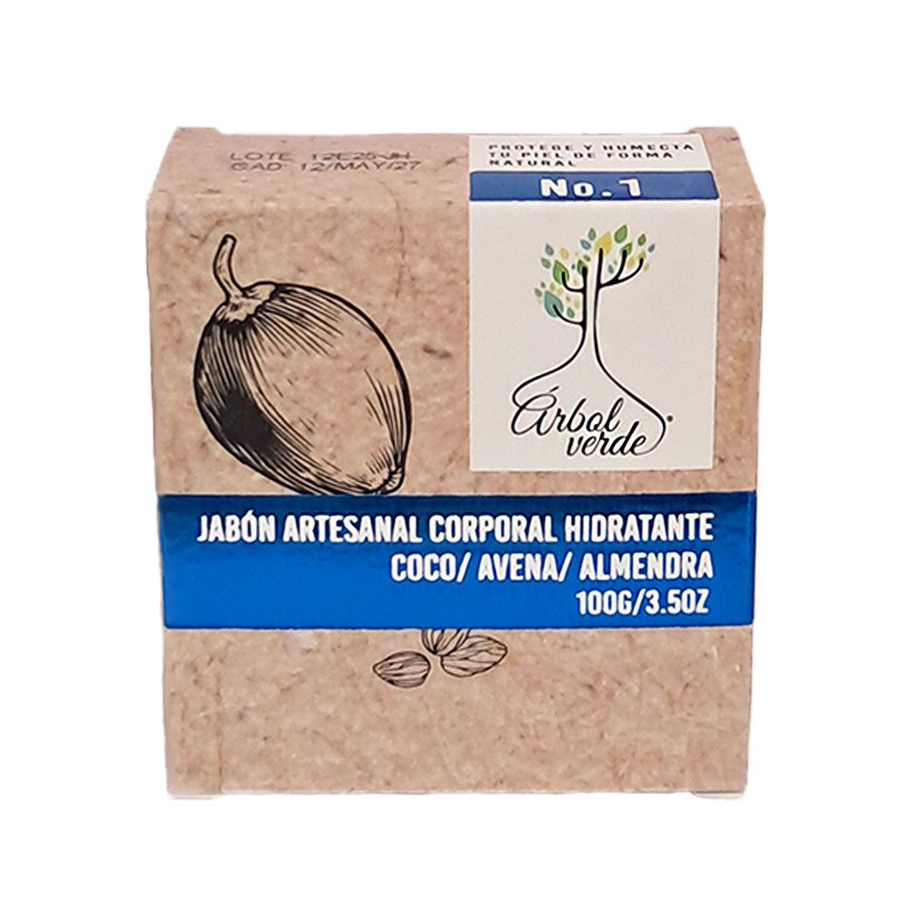 Jabón en Barra Corporal Hidratante Árbol Verde