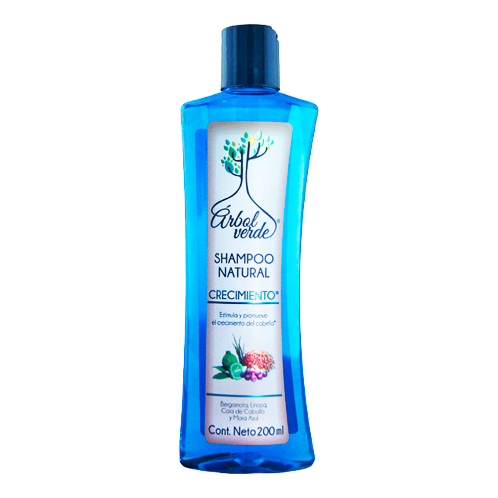 Shampoo Crecimiento Árbol Verde