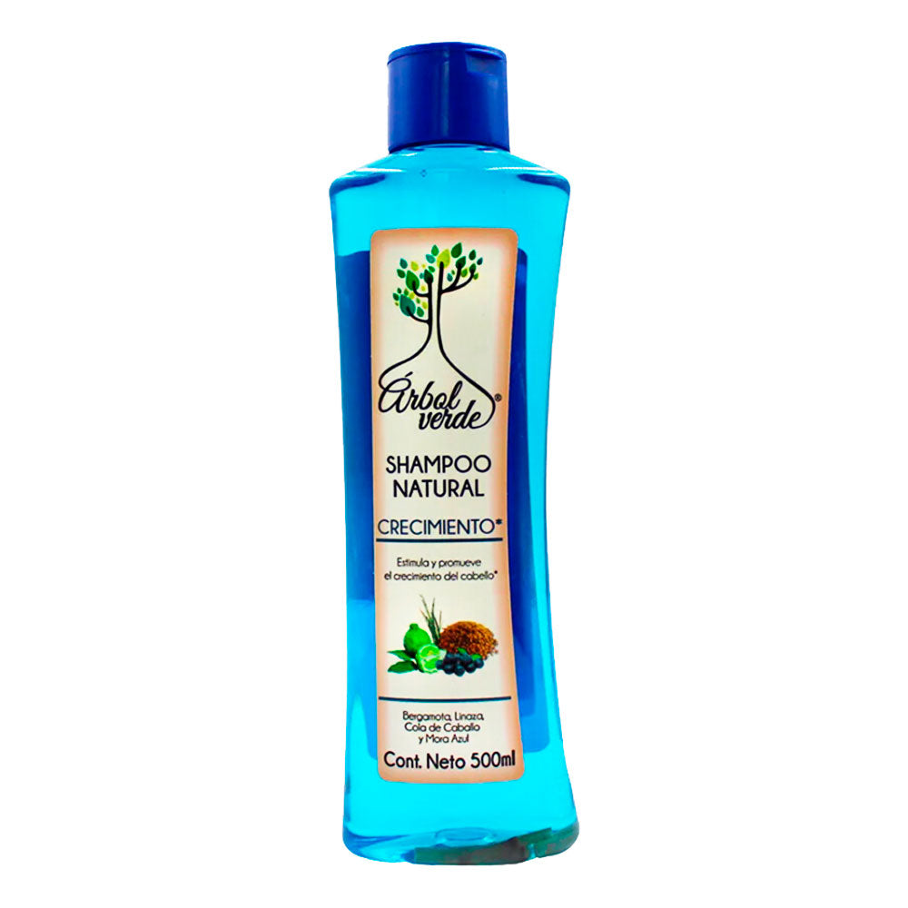 Shampoo Crecimiento Árbol Verde