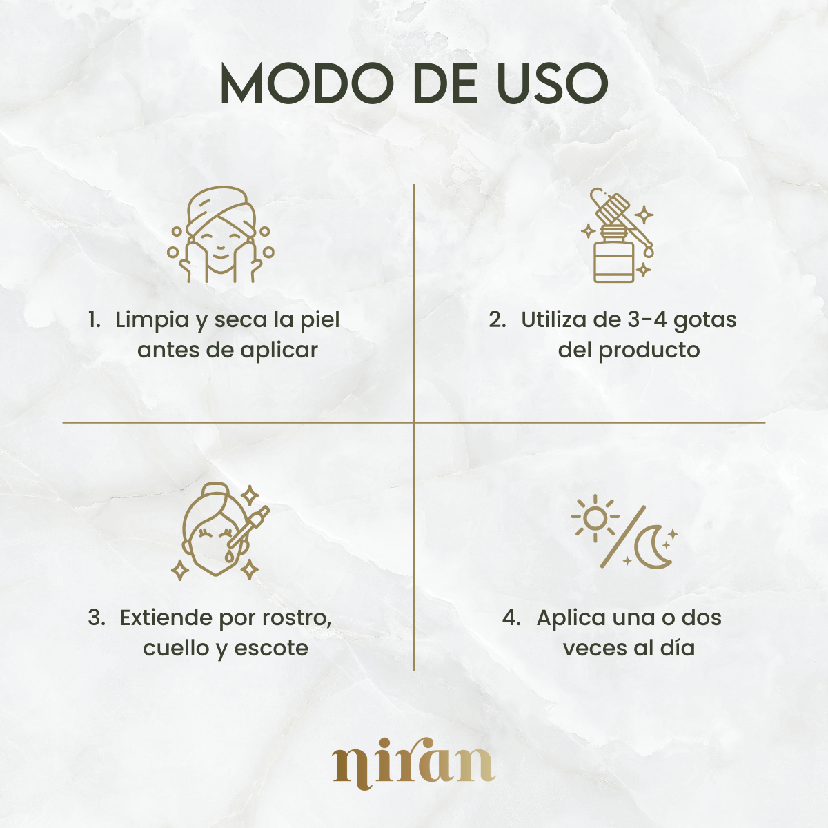 Niran Serum Facial Regenerador Ácido Hialurónico 30 Ml